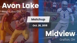 Matchup: Avon Lake High vs. Midview  2018