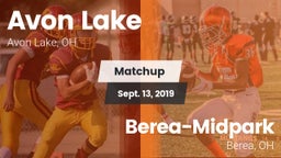Matchup: Avon Lake High vs. Berea-Midpark  2019