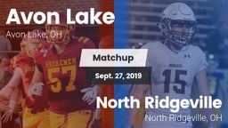 Matchup: Avon Lake High vs. North Ridgeville  2019