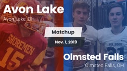 Matchup: Avon Lake High vs. Olmsted Falls  2019