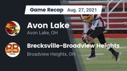 Recap: Avon Lake  vs. Brecksville-Broadview Heights  2021