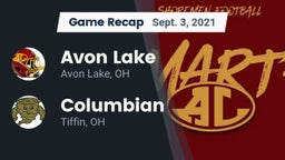 Recap: Avon Lake  vs. Columbian  2021