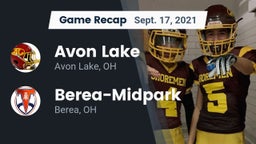 Recap: Avon Lake  vs. Berea-Midpark  2021
