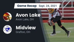 Recap: Avon Lake  vs. Midview  2021