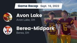 Recap: Avon Lake  vs. Berea-Midpark  2022