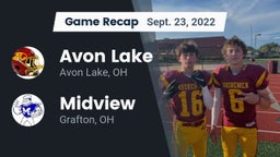 Recap: Avon Lake  vs. Midview  2022