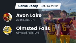 Recap: Avon Lake  vs. Olmsted Falls  2022