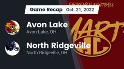 Recap: Avon Lake  vs. North Ridgeville  2022