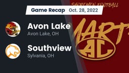 Recap: Avon Lake  vs. Southview  2022