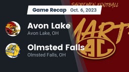 Recap: Avon Lake  vs. Olmsted Falls  2023