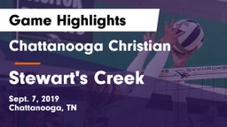 Chattanooga Christian  vs Stewart's Creek  Game Highlights - Sept. 7, 2019