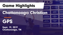 Chattanooga Christian  vs GPS Game Highlights - Sept. 19, 2019