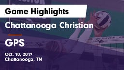 Chattanooga Christian  vs GPS Game Highlights - Oct. 10, 2019