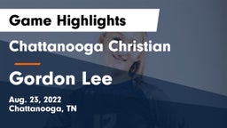 Chattanooga Christian  vs Gordon Lee Game Highlights - Aug. 23, 2022