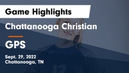 Chattanooga Christian  vs GPS Game Highlights - Sept. 29, 2022