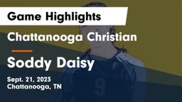 Chattanooga Christian  vs Soddy Daisy  Game Highlights - Sept. 21, 2023