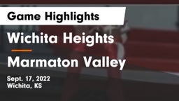 Wichita Heights  vs Marmaton Valley  Game Highlights - Sept. 17, 2022