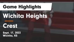 Wichita Heights  vs Crest Game Highlights - Sept. 17, 2022