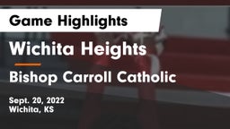 Wichita Heights  vs Bishop Carroll Catholic  Game Highlights - Sept. 20, 2022