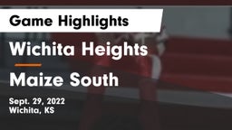 Wichita Heights  vs Maize South  Game Highlights - Sept. 29, 2022