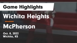 Wichita Heights  vs McPherson  Game Highlights - Oct. 8, 2022