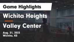 Wichita Heights  vs Valley Center  Game Highlights - Aug. 31, 2023