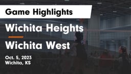 Wichita Heights  vs Wichita West  Game Highlights - Oct. 5, 2023