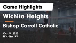 Wichita Heights  vs Bishop Carroll Catholic  Game Highlights - Oct. 5, 2023