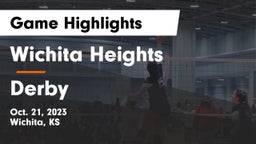 Wichita Heights  vs Derby  Game Highlights - Oct. 21, 2023