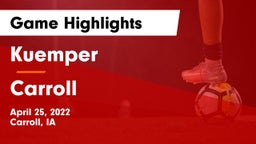 Kuemper  vs Carroll  Game Highlights - April 25, 2022