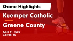 Kuemper Catholic  vs Greene County  Game Highlights - April 11, 2023