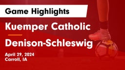 Kuemper Catholic  vs Denison-Schleswig  Game Highlights - April 29, 2024
