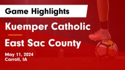 Kuemper Catholic  vs East Sac County  Game Highlights - May 11, 2024
