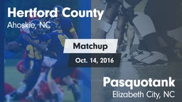 Matchup: Hertford County vs. Pasquotank  2016