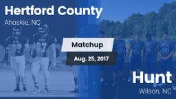 Matchup: Hertford County vs. Hunt  2017