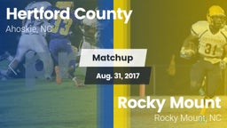 Matchup: Hertford County vs. Rocky Mount  2017