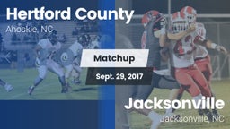 Matchup: Hertford County vs. Jacksonville  2017