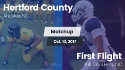 Matchup: Hertford County vs. First Flight  2017