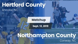 Matchup: Hertford County vs. Northampton County  2019