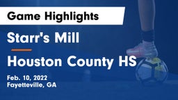 Starr's Mill  vs Houston County HS Game Highlights - Feb. 10, 2022