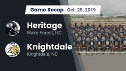 Recap: Heritage  vs. Knightdale  2019