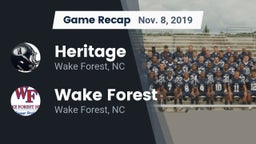 Recap: Heritage  vs. Wake Forest  2019