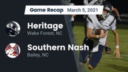 Recap: Heritage  vs. Southern Nash  2021