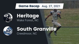Recap: Heritage  vs. South Granville  2021