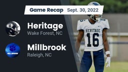 Recap: Heritage  vs. Millbrook  2022