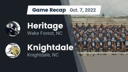 Recap: Heritage  vs. Knightdale  2022