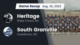 Recap: Heritage  vs. South Granville  2022