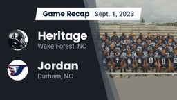 Recap: Heritage  vs. Jordan  2023