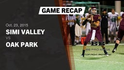 Recap: Simi Valley  vs. Oak Park  2015