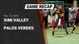 Recap: Simi Valley  vs. Palos Verdes  2015